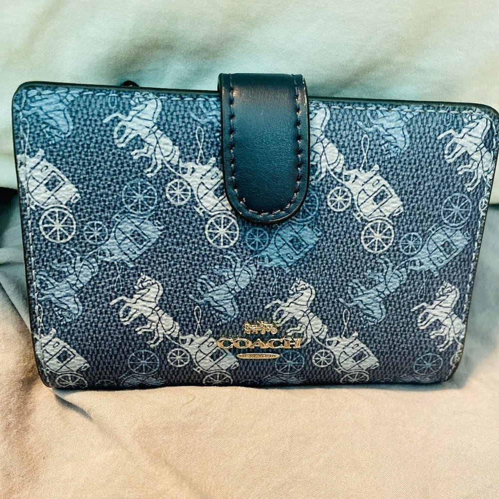 Authentic Coach small wallet. Like-new condition.
